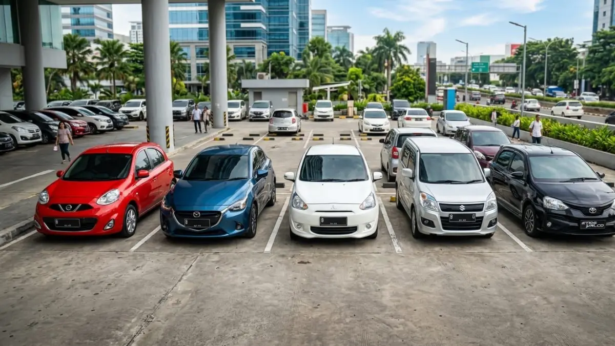 Rekomendasi hatchback murah di bawah Rp100 jutaan, mulai Nissan March, Mirage hingga Etios Valco yang irit dan nyaman.