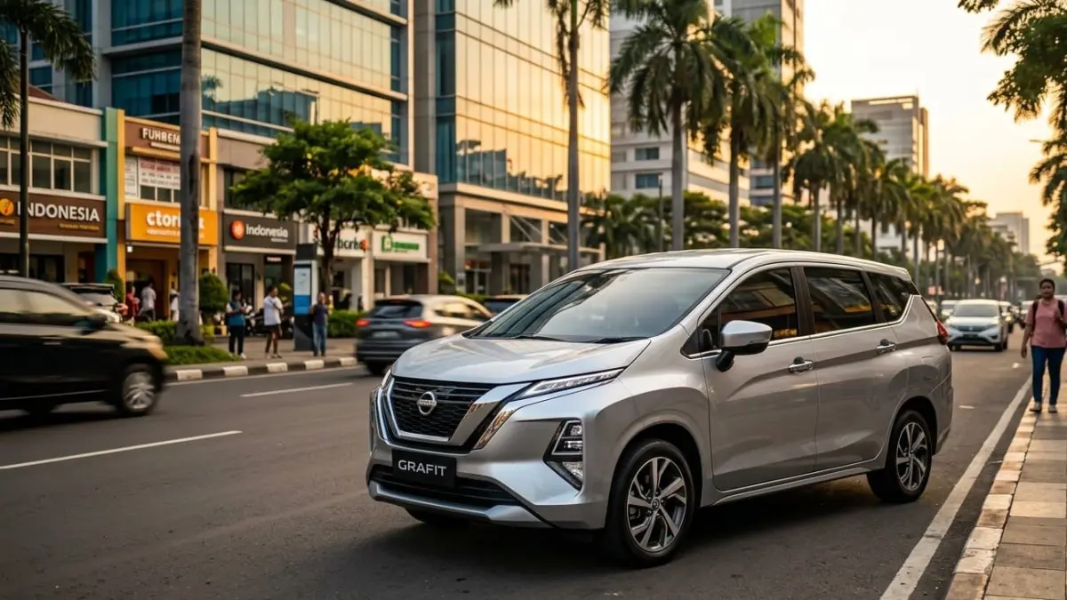Nissan Grafit 2026 hadir sebagai LMPV 7 seater Rp140 jutaan, siap tantang dominasi Toyota Calya dan Daihatsu Sigra.