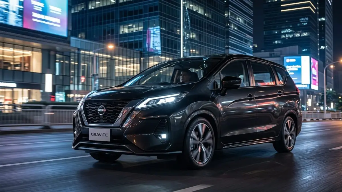 Nissan Gravite 2026 hadir dengan desain futuristis, fitur lengkap, dan kabin luas siap menantang Toyota Avanza.