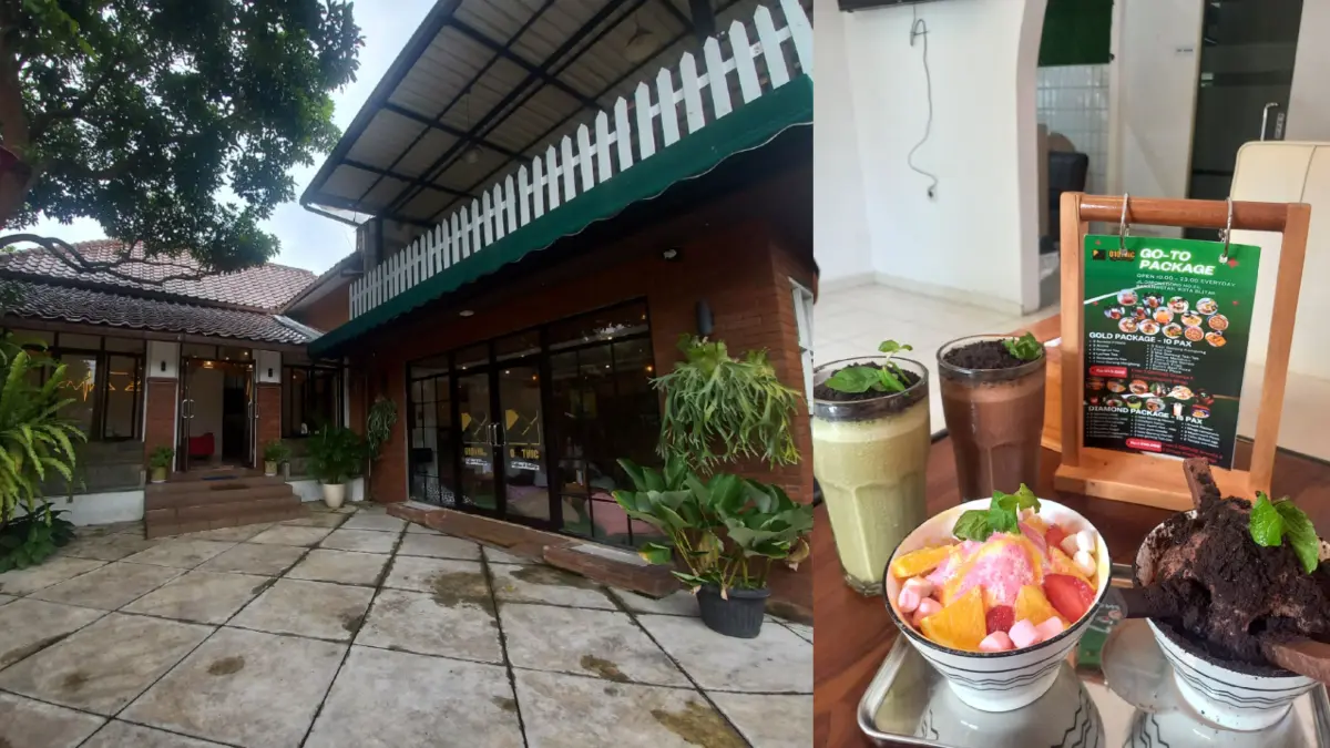 OKSANIA DIFA ILMADA/RADAR BLITAR - Estetik: Kafe O10THIC hadirkan nuansa Italian dengan menu bingsu favorit.