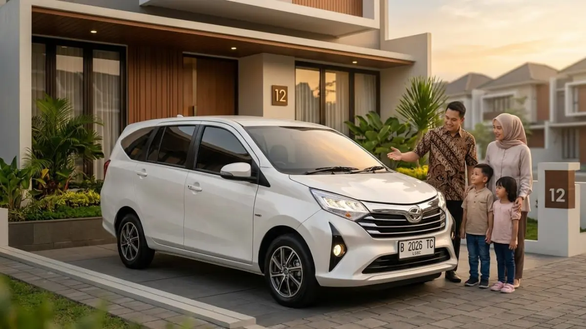 Toyota Calya 2026 hadir lebih modern dengan fitur lengkap, Toyota Safety Sense, dan konsumsi BBM super irit.