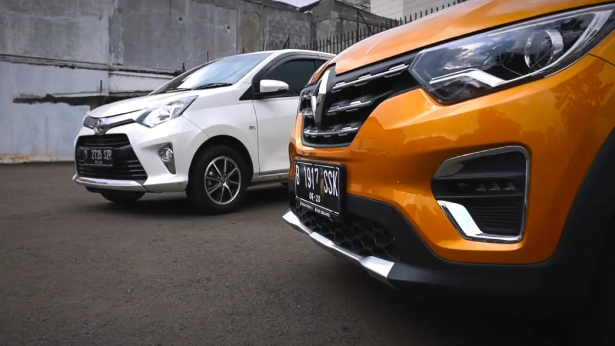 Toyota Calya vs Renault Triber Manual diadu habis-habisan, dari mesin, fitur hingga harga. Mana paling worth it dibeli?(screenshot youtube)