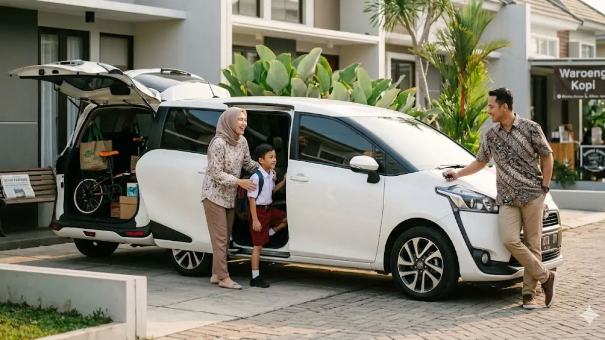 Cari mobil keluarga budget terjangkau? Simak review Toyota Sienta bekas dengan pintu geser elektrik, fitur keselamatan lengkap, dan konsumsi BBM yang irit. (gemini ai)