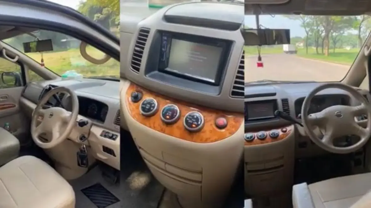Cek Nissan Serena HWS 2024 C24 tahun 2012! Harga cuma Rp85 Juta, fitur sliding door otomatis, interior mewah wood panel, dan suspensi nyaman. Buruan cek!(Screenshot Youtube)