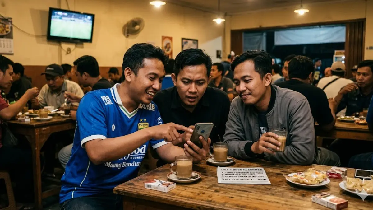 Cek update klasemen Liga 1 2026 terbaru hari ini! Persib Bandung dan Borneo FC bersaing ketat di puncak, Persik Kediri sukses bungkam Arema FC. (gemini ai)