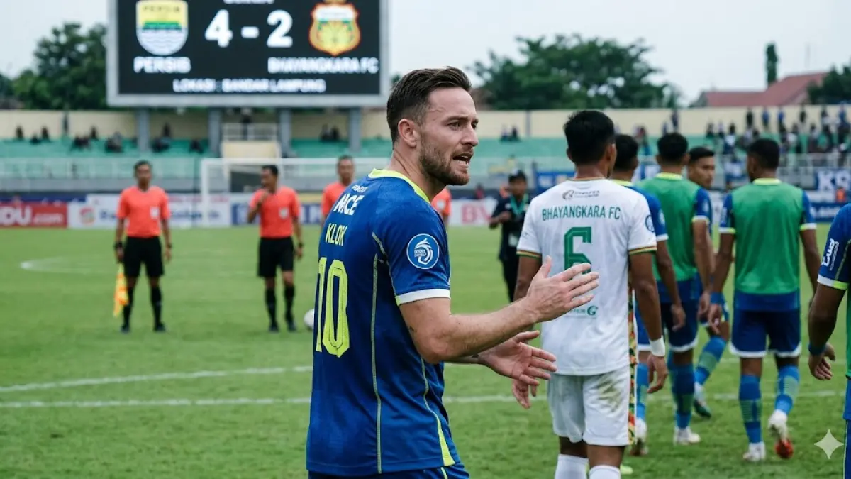 Manajemen Persib Bandung murka dan tantang bukti rasisme Marc Klok dari Bhayangkara FC. Simak kronologi dan pernyataan resmi manajemen Persib! (Gemini AI)