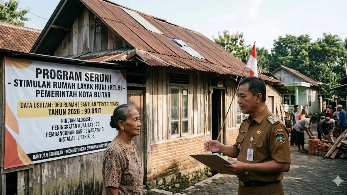 Usulan rumah tidak layak huni (RTLH) di Kota Blitar masih tergolong tinggi.&nbsp;