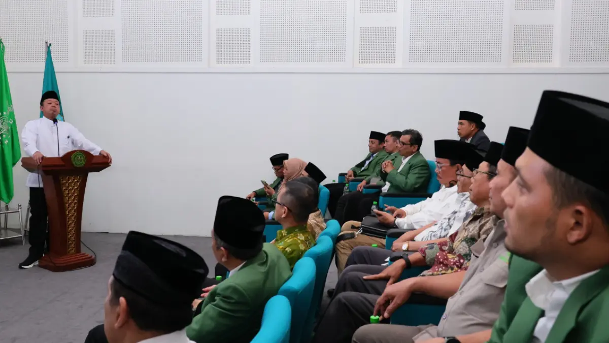 Menteri ATR Nusron Wahid bahas restrukturisasi distribusi tanah saat kuliah umum di Unwahas untuk wujudkan keadilan agraria.