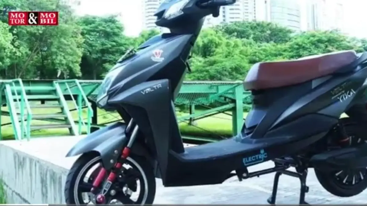 Motor listrik Volta 401 dapat subsidi Rp 8 juta dari pemerintah, harga turun jadi Rp 7 jutaan dan makin menarik dibeli.(pinterest.com)