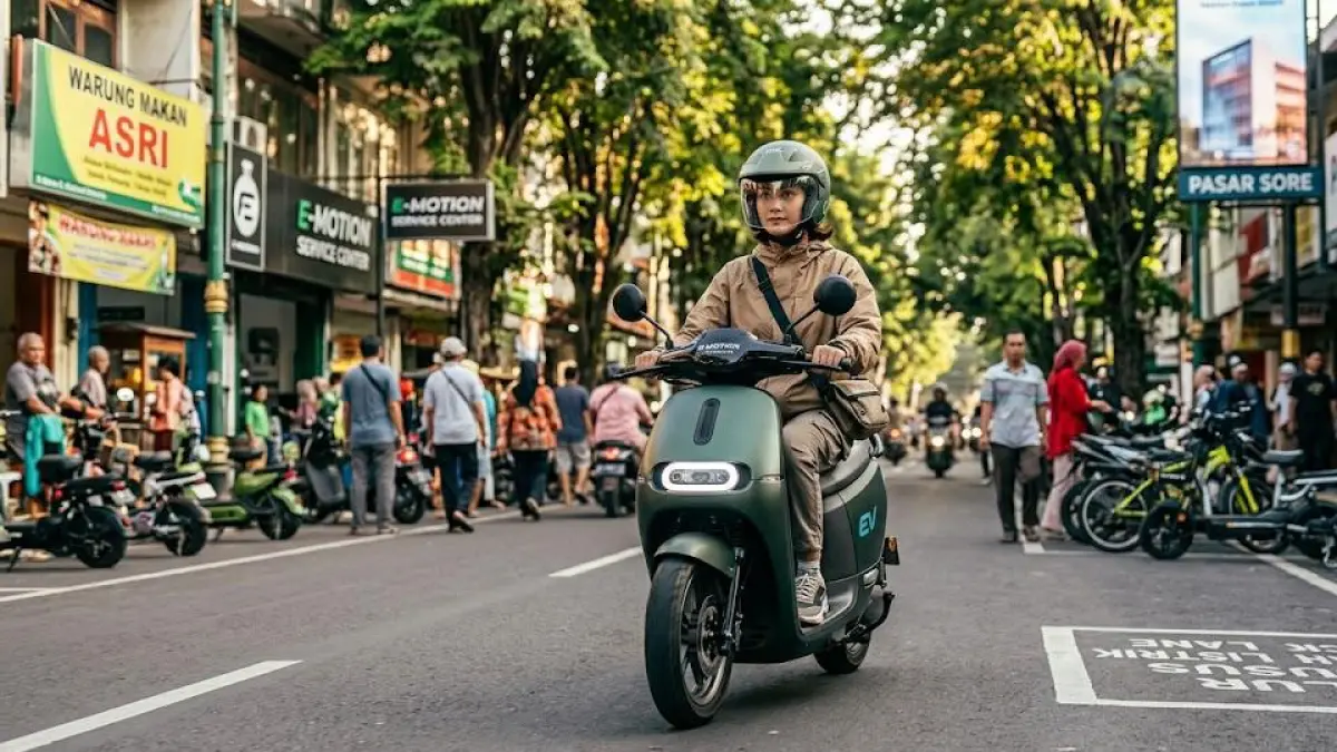 Review United TX3000, Motor Listrik Lokal Mirip NMAX Ini Punya Kecepatan 90 Km/Jam dan Jarak Tempuh 120 Km (Gemini AI)