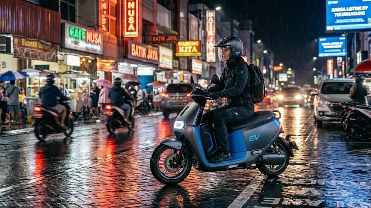 Review United TX3000 Terbaru, Motor Listrik Bergaya Maxi Scooter dengan Kecepatan 90 Km/Jam dan Jarak Tempuh 120 Km (Gemini AI)