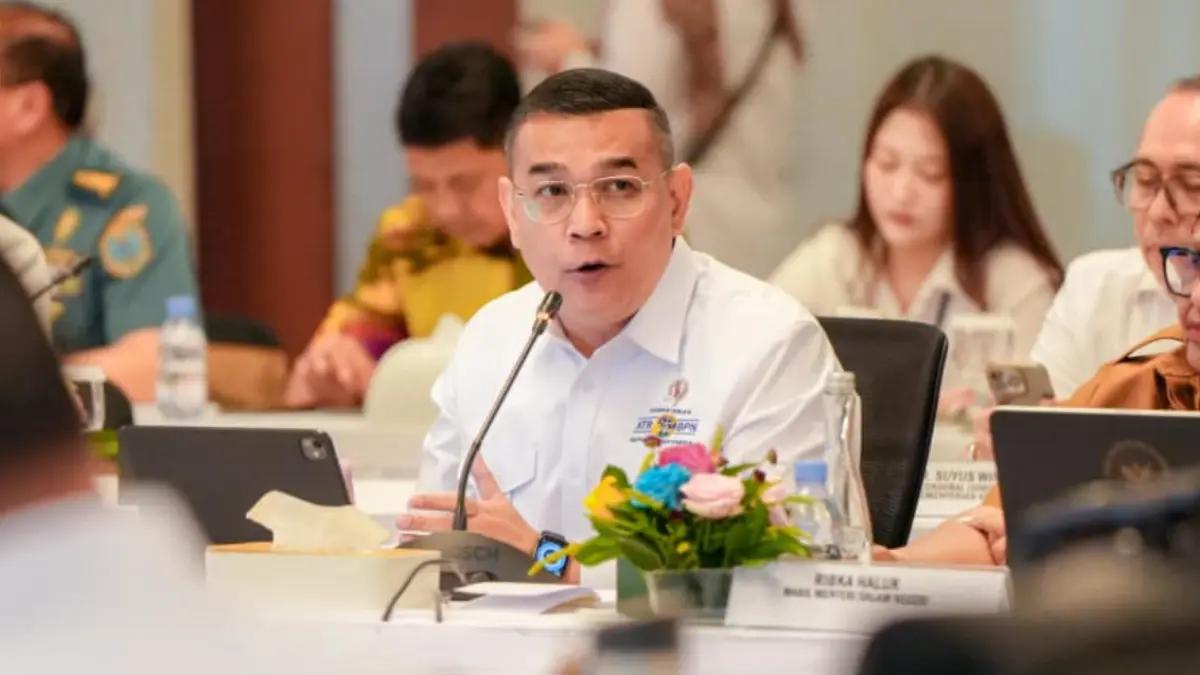 Wamen Ossy Dermawan tegaskan dukungan tata ruang dan pengadaan tanah untuk percepatan pembangunan infrastruktur Pantura Jawa Terpadu.