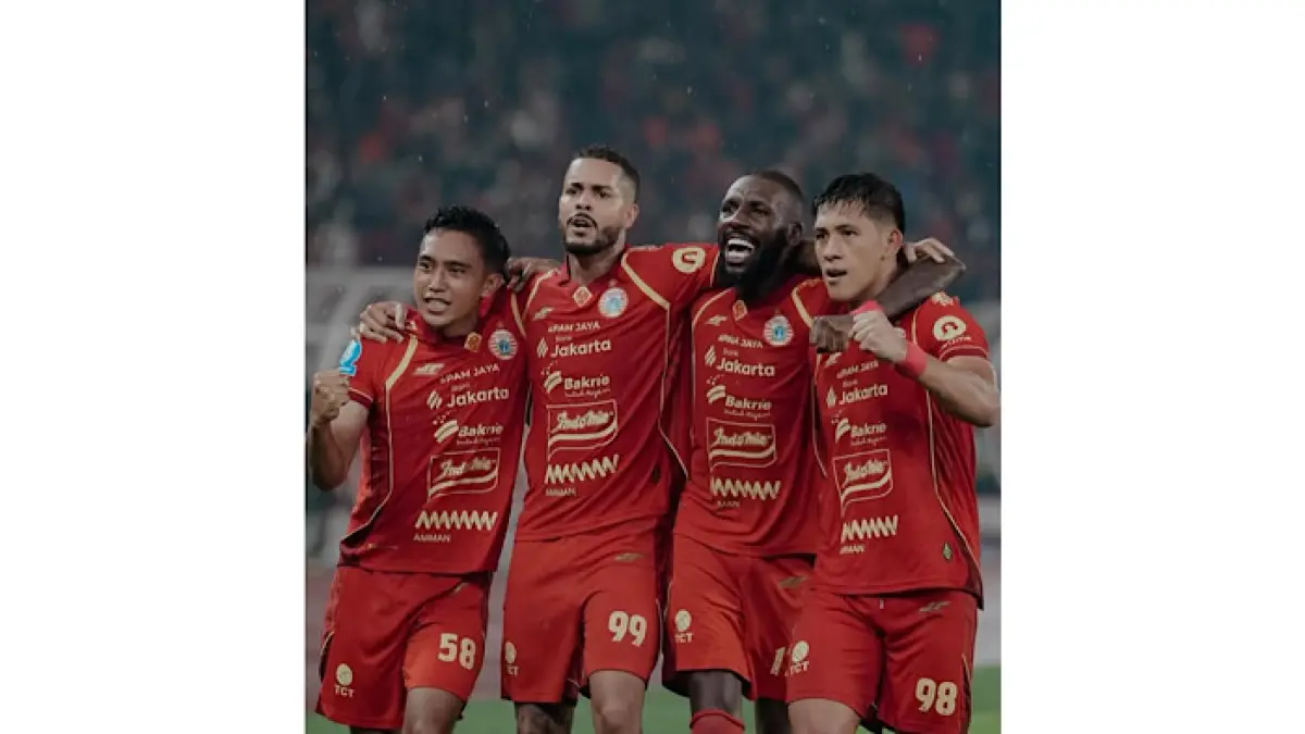 Hasil Persijap Jepara vs Persija Jakarta berakhir 0-2. Gustavo Almeida bersinar dan Persija makin panas dalam perburuan gelar.(pinterest)
