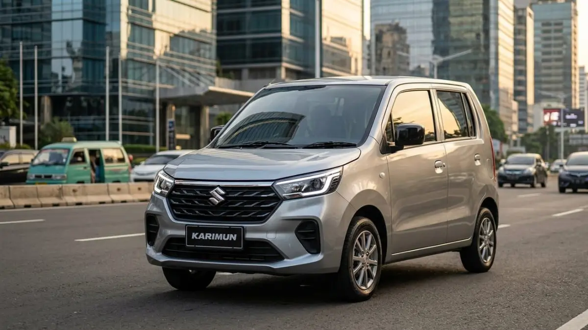 Suzuki Karimun 2026 hadir dengan desain baru, fitur modern, mesin irit BBM, dan harga mulai Rp140 jutaan. Cocok untuk city car.