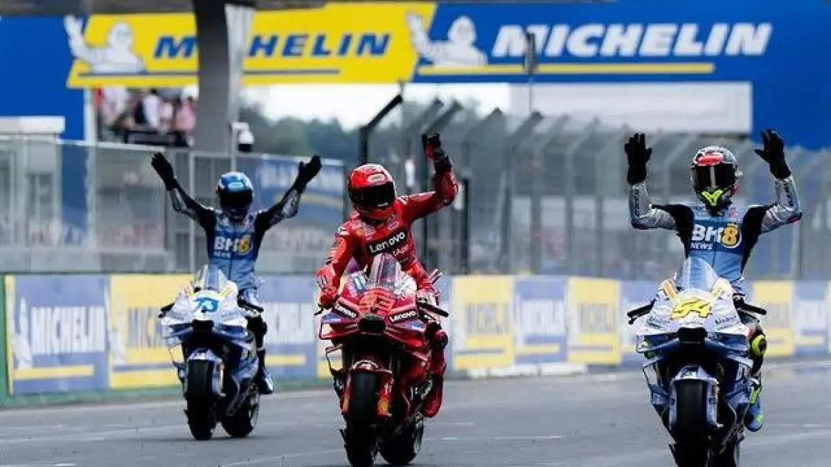 Hasil MotoGP Spanyol 2026: Alex Marquez juara, Marc Marquez gagal finis, klasemen MotoGP dipimpin Bezzecchi. (pinterest)