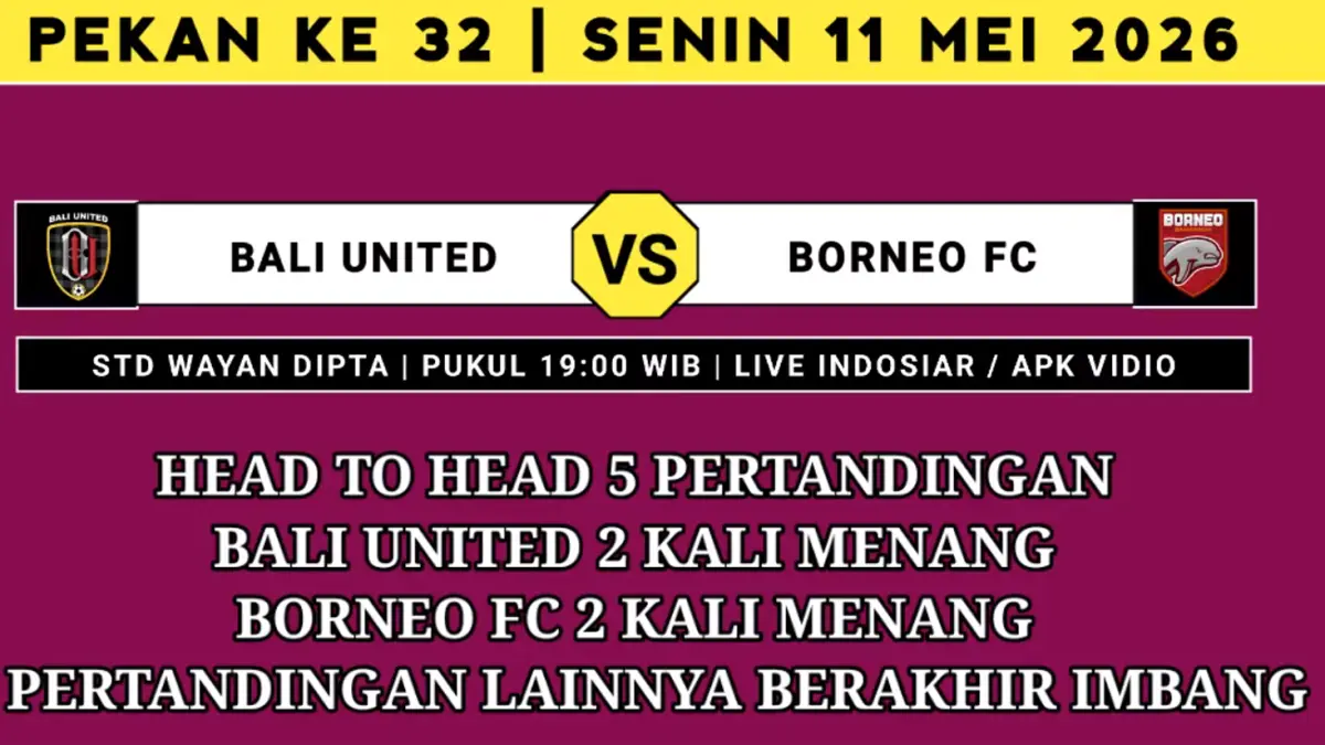 Jadwal Liga Super Indonesia pekan 32 menghadirkan laga panas Persija vs Persib dan Bali United vs Borneo FC.
(screenshot youtube)