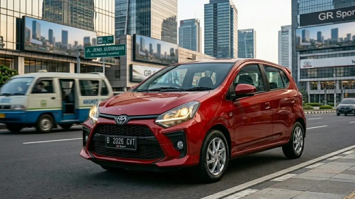 Toyota Agya 2026 hadir dengan desain sporty, fitur modern, dan harga mulai Rp173 jutaan. Simak spesifikasi lengkapnya di sini.