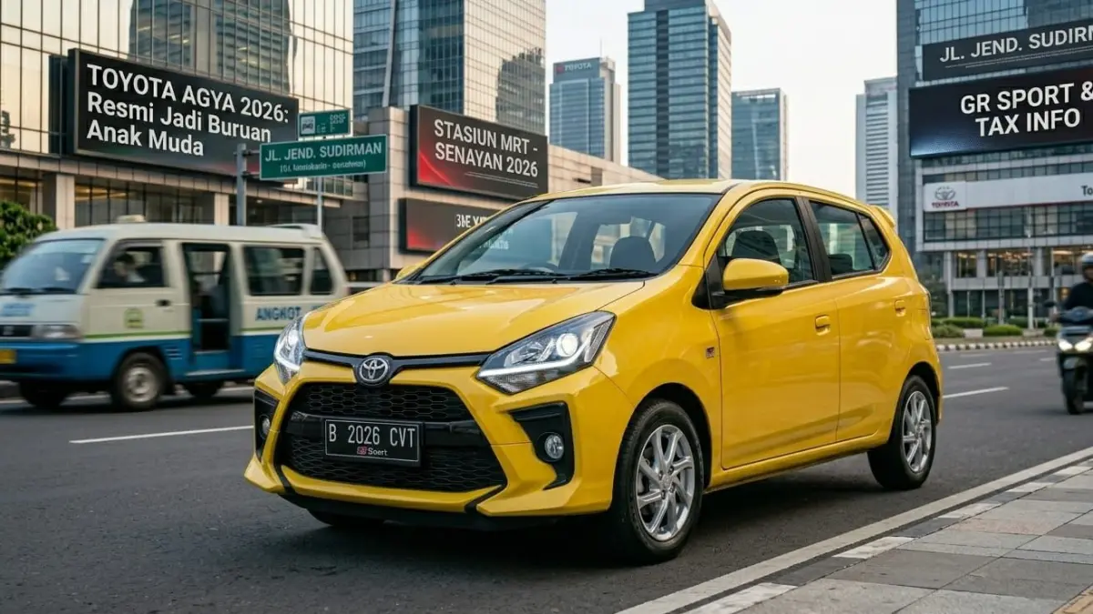 Toyota All New Agya G CVT 2026 hadir dengan fitur lengkap, paddle shift, dan harga di bawah Rp200 juta. Masih worth it dibeli?
