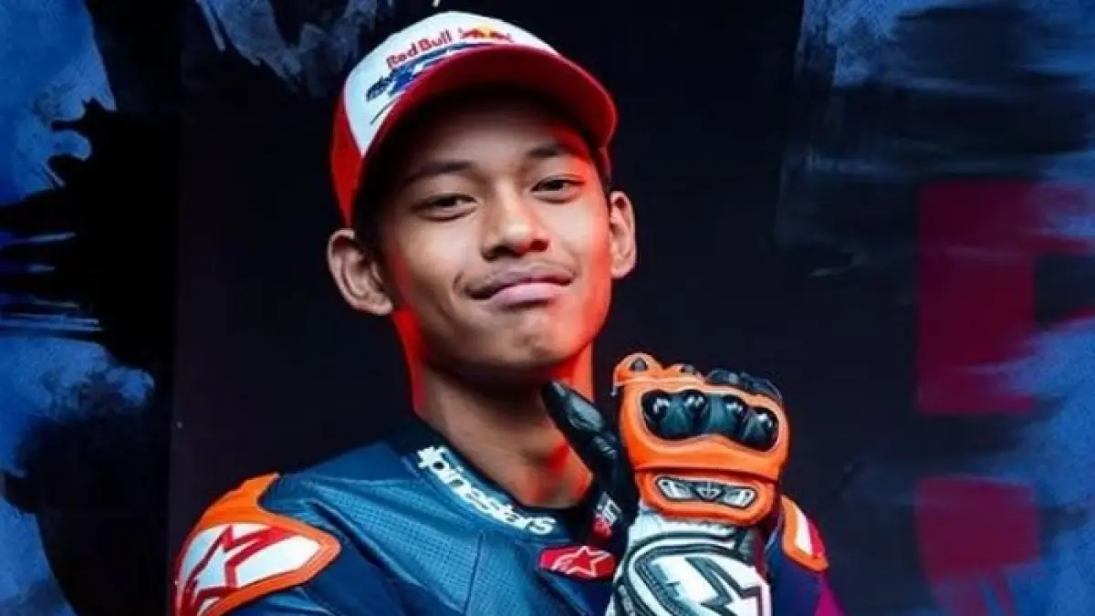Veda Ega Pratama sukses juara Asia Talent Cup 2023 dan jadi harapan besar Indonesia menuju MotoGP dunia. (Pinterest) 