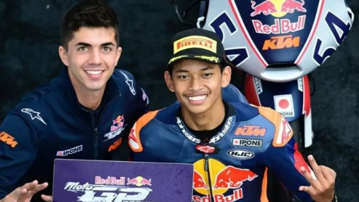 Veda Ega Pratama terus bersinar di Eropa dan disebut jadi calon kuat pembalap Indonesia di MotoGP masa depan. (Pinterest) 