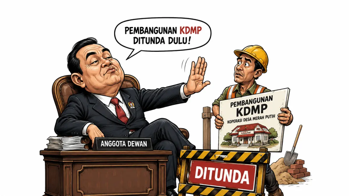 Minta Pembangunan KDMP Ditunda, Usul Dewan untuk KDMP Tegalrejo-Sekolah Masih Aktif Digunakan (ilustrasi by gemini ai)