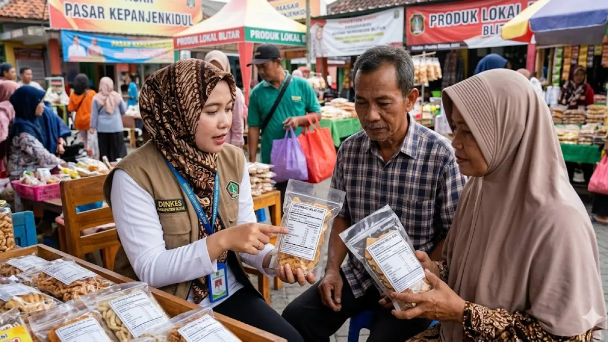‎Produsen Pangan Wajib Cantumkan Label Gizi, ‎Edukasi Masyarakat Pola Hidup Sehat (ilustrasi by gemini ai)