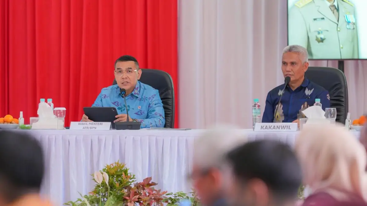 Wamen ATR Ossy Dermawan mengapresiasi capaian pendaftaran tanah di Sulteng yang hampir 50 persen bersertipikat sebagai tanda ekonomi tumbuh.