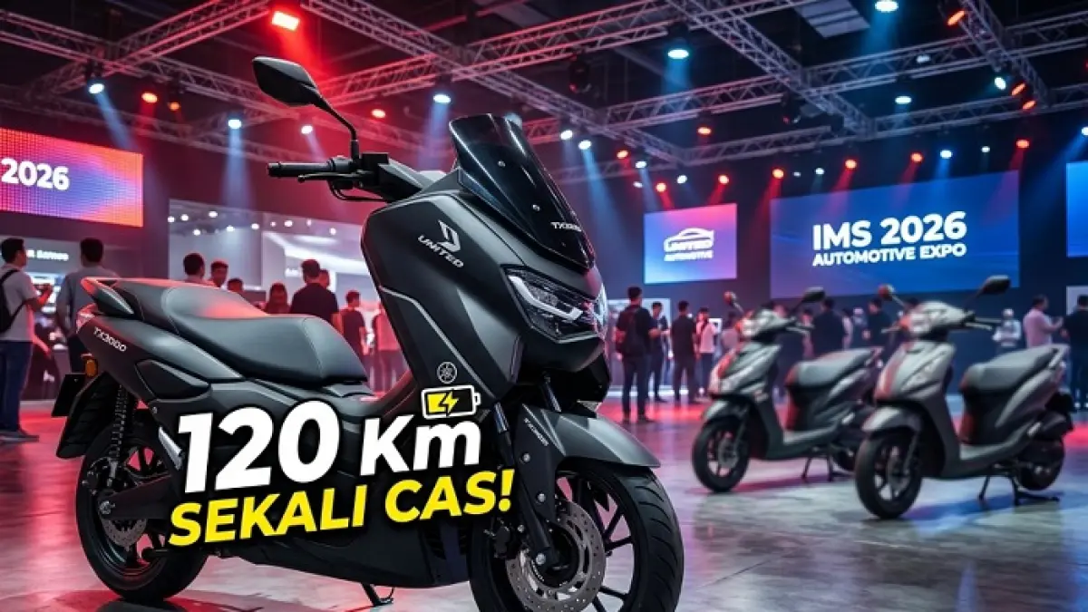 Motor listrik premium 2025 hadir makin stylish dan canggih, dari United TX3000 hingga Polytron Fox 500. (Ilustrasi Gemini AI)