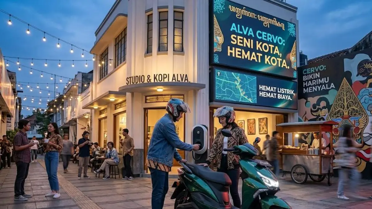 ALVA Servo Q Tampil di IMOS 2023, Motor Listrik Futuristik di Bawah Rp50 Juta Ini Punya Fitur Canggih dan Performa Gahar! (Gemini AI)