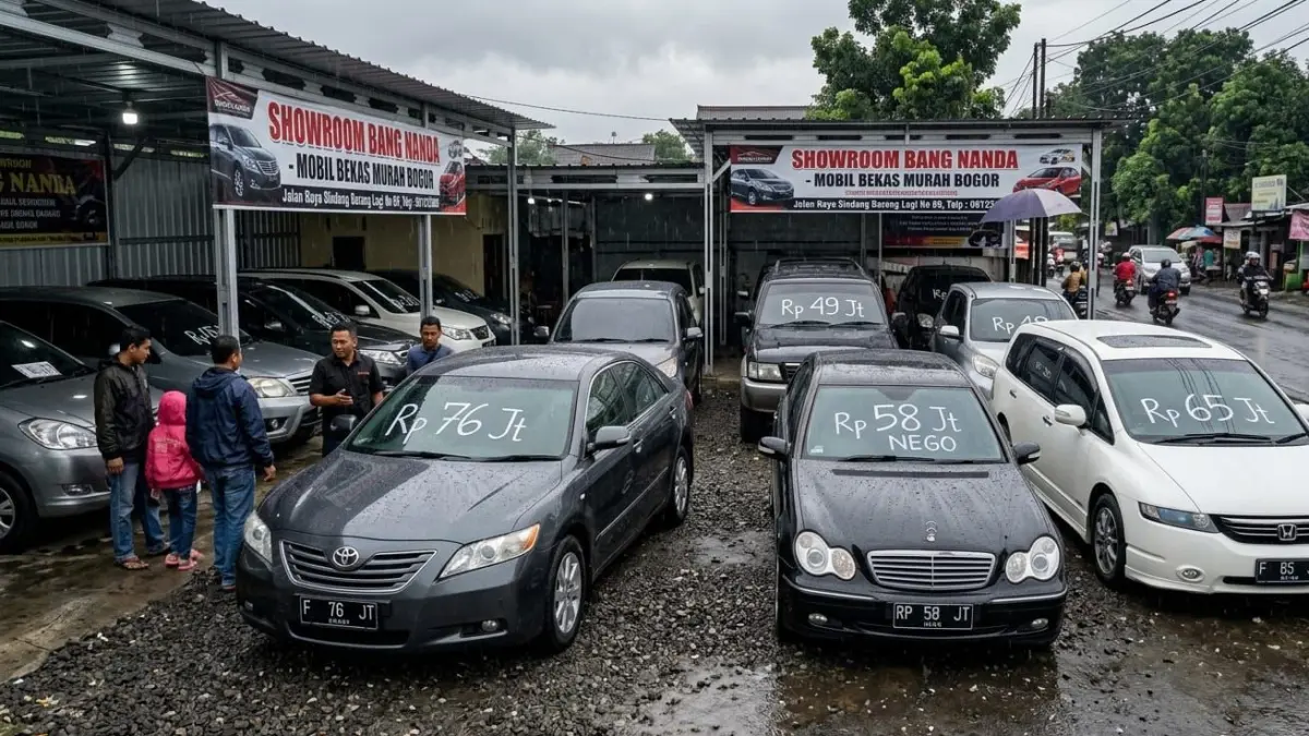 Mobil bekas murah Bogor bikin heboh, Camry 2008, Mercy C230 hingga Odyssey dijual mulai Rp50 jutaan.