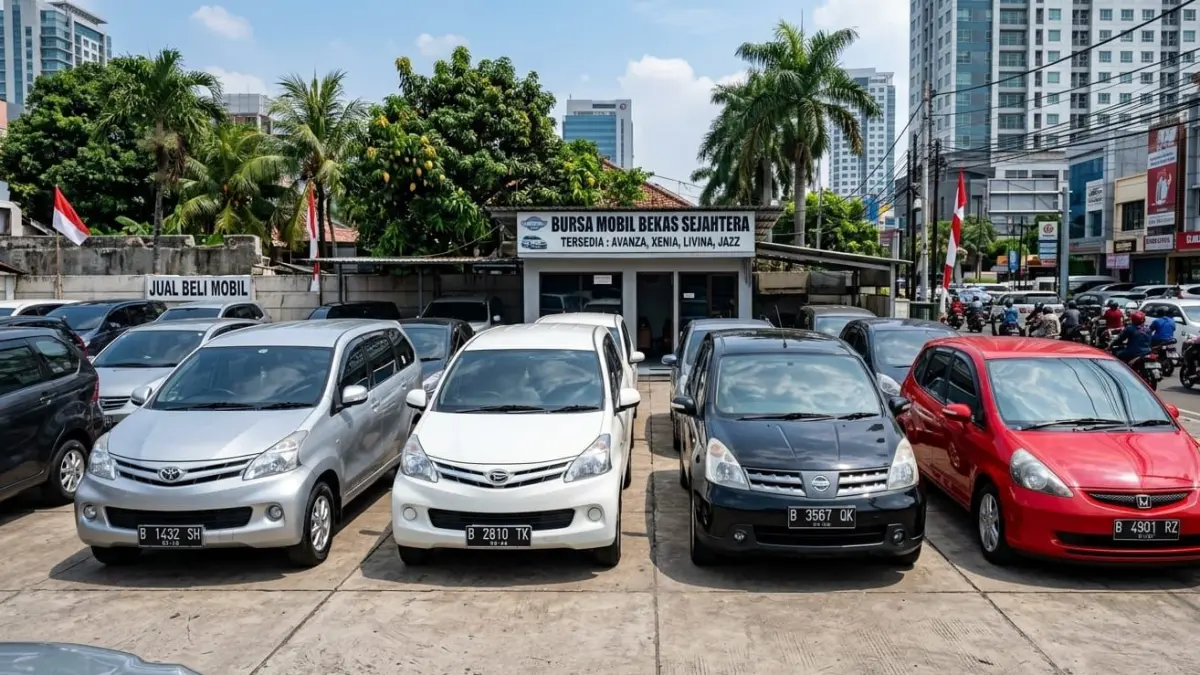Mobil bekas Rp70 jutaan seperti Avanza, Xenia, Grand Livina, dan Honda Jazz masih jadi favorit karena bandel dan murah dirawat.