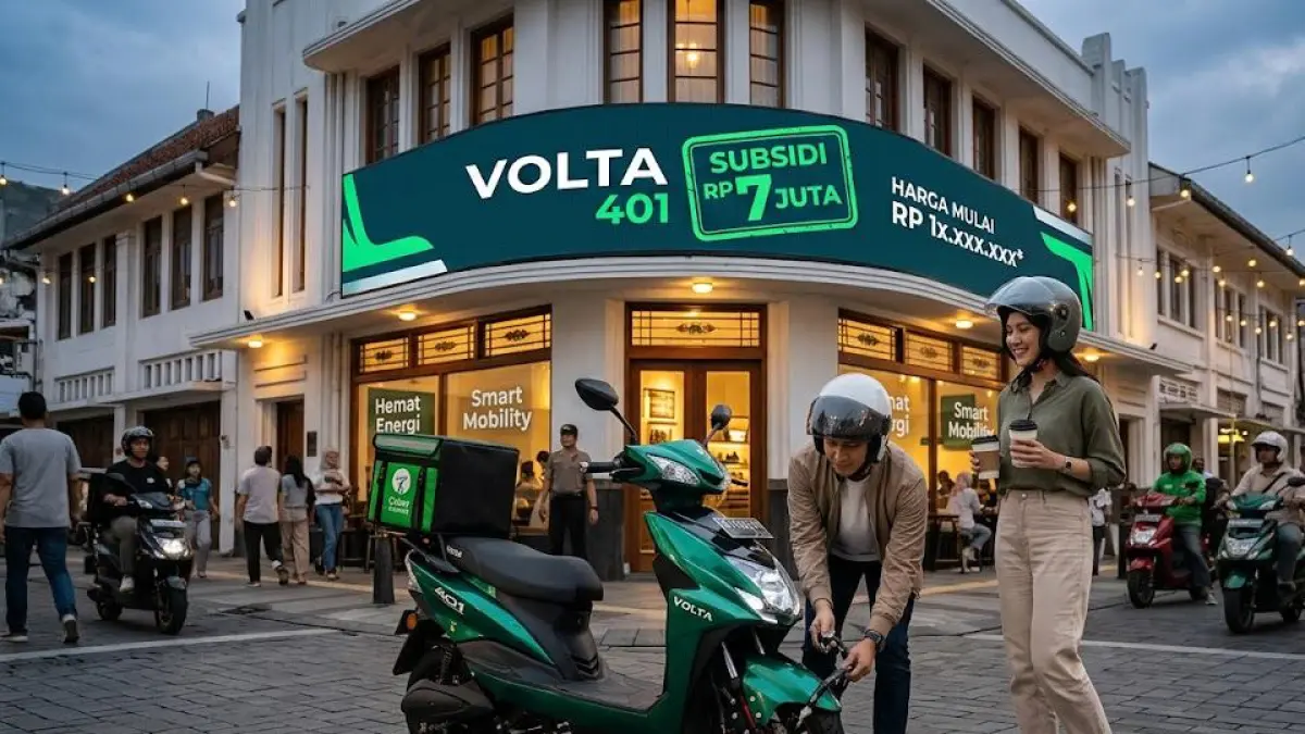 Motor Listrik Volta 401 Dapat Subsidi Rp8 Juta, Harga Turun Drastis Jadi Rp7 Jutaan! (Gemini AI)