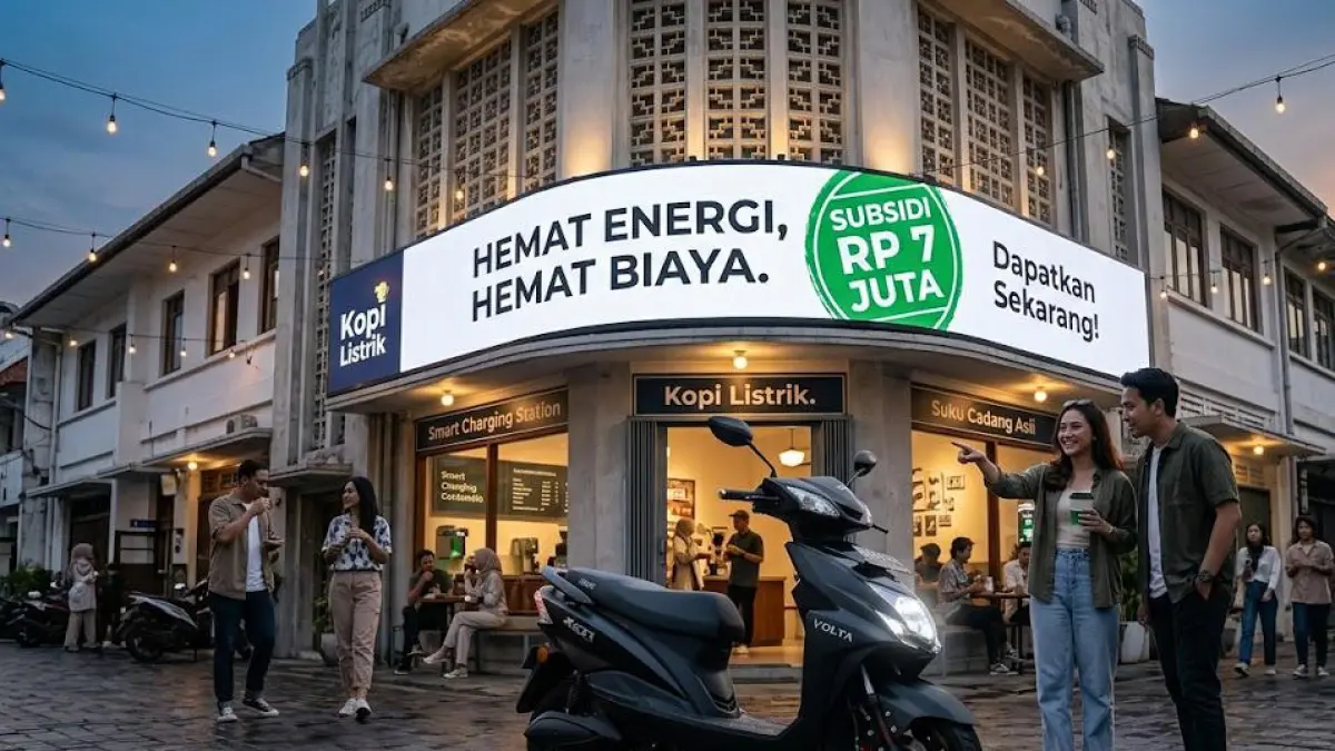 Motor Listrik Volta 401 Dibeli di Shopee Cuma Rp7 Juta! Dapat Subsidi dan Bonus Baterai, Tapi Harus Nunggu 4 Bulan (Gemini AI)