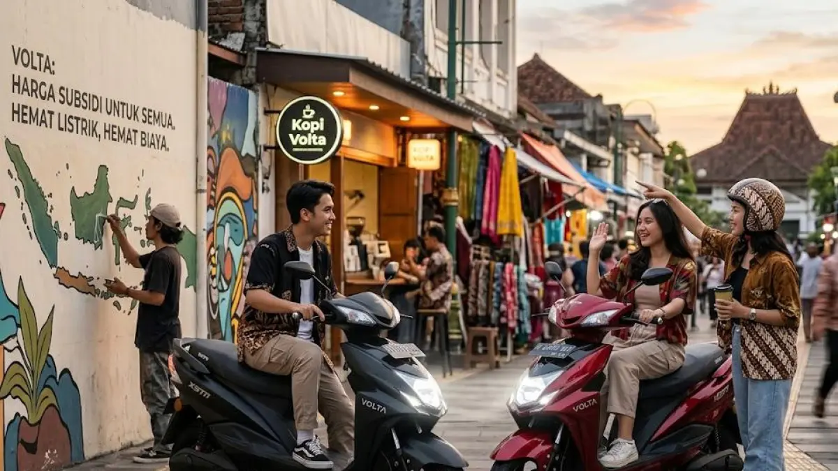 Motor Listrik Volta Cara Pakai Ternyata Semudah Ini! Pemula Wajib Tahu Fitur Gas, Rem, hingga Mode Mundur (Gemini AI)