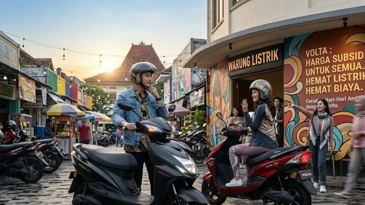 Motor Listrik Volta Gesits G1 Resmi Meluncur, Jarak Tempuh 150 Km dan Diskon Jutaan di PRJ Bikin Pembeli Berebut! (Gemini AI)