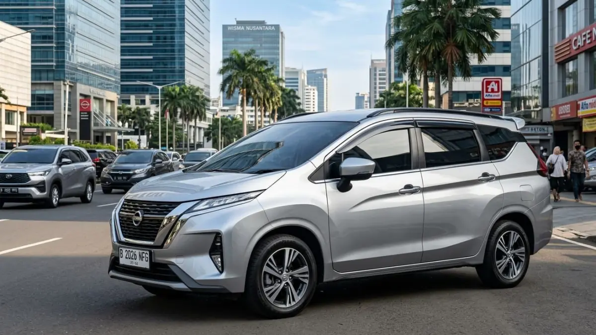 Nissan Grafit 2026 hadir sebagai MPV 7 seater harga Rp140 jutaan siap menantang dominasi Sigra dan Calya di pasar LCGC.