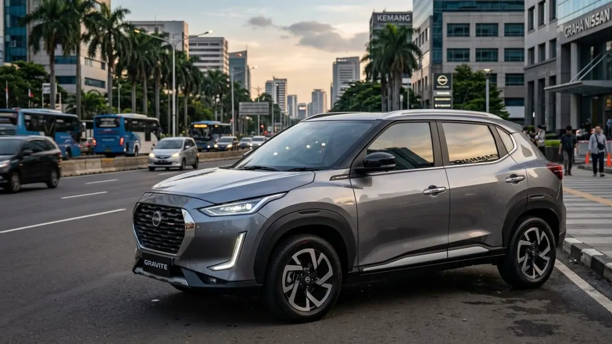 Nissan Gravite 2026 disebut siap hadir lebih murah dari Avanza dengan desain SUV modern dan fitur lengkap seven seater.