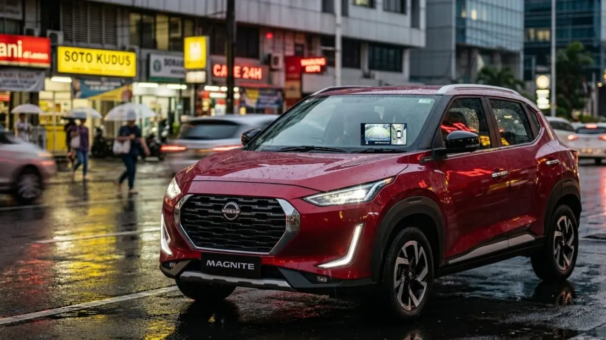 Nissan Magnite 2026 makin diminati berkat mesin turbo, fitur kamera 360, dan harga murah di kelas compact SUV.
