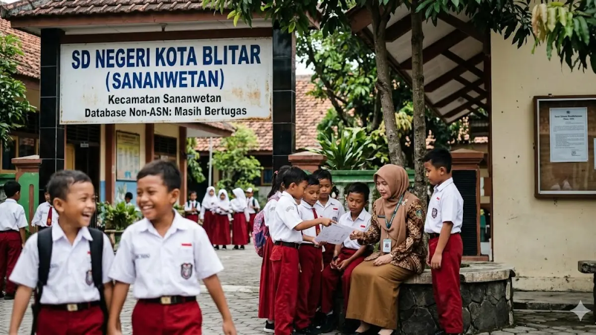 SE Kemendikdasmen Tak Berdampak di Kota 
Jumlah Honorer Hanya 28 Orang (Gemini AI)