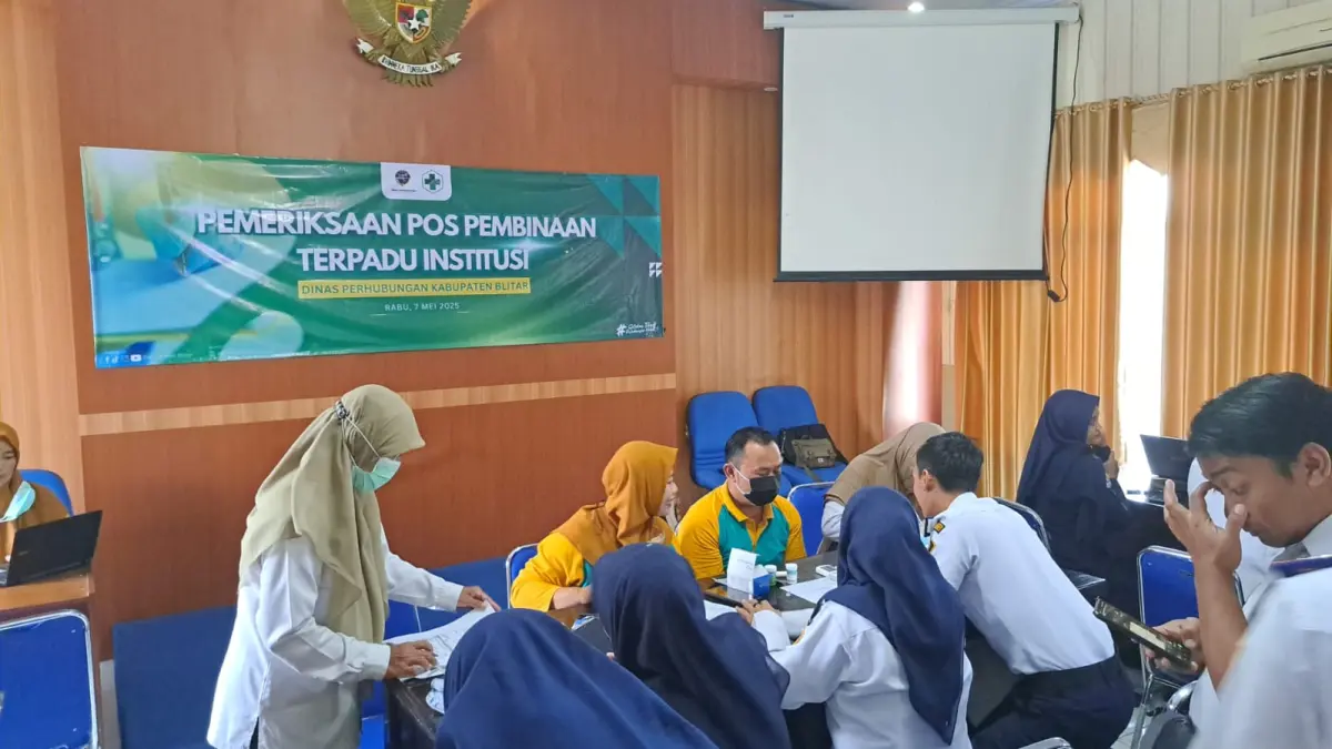 LAYANAN MAKSIMAL: Dinkes terus memaksimalkan layanan CKG hingga lakukan jemput bola.