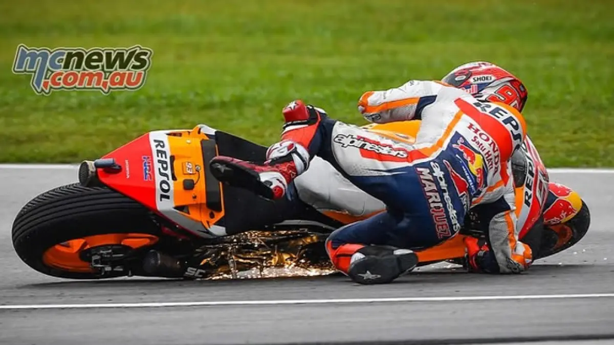 Feda Ega Pratama nyaris crash di tikungan 12 Catalunya saat push lap Moto3 terganggu traffic rider lambat. (Pinterest) 