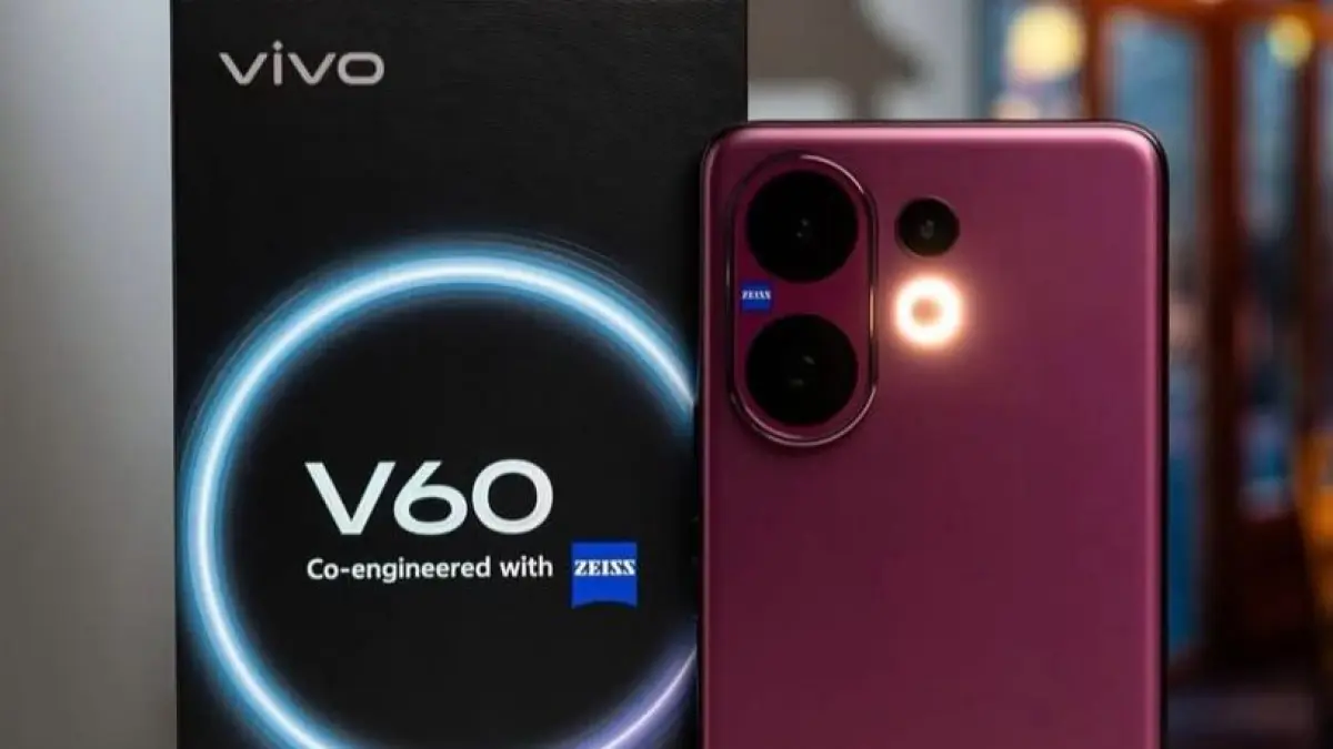 Harga dan spesifikasi Vivo V60: Smartphone tangguh dengan kamera telefoto ZEISS Sony IMX882, layar 5000 nits, dan baterai monster BlueVolt 6500 mAh.(Screenshot Instagram)