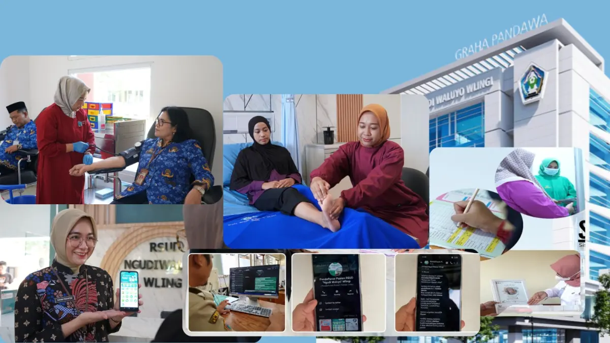 RSUD NGUDI WALUYO UNTUK RADAR BLITAR
INOVATIF: Berbagai layanan inovatif dihadirkan untuk memberikan kenyamanan bagi pasien RSUD Ngudi Waluyo Wlingi. 