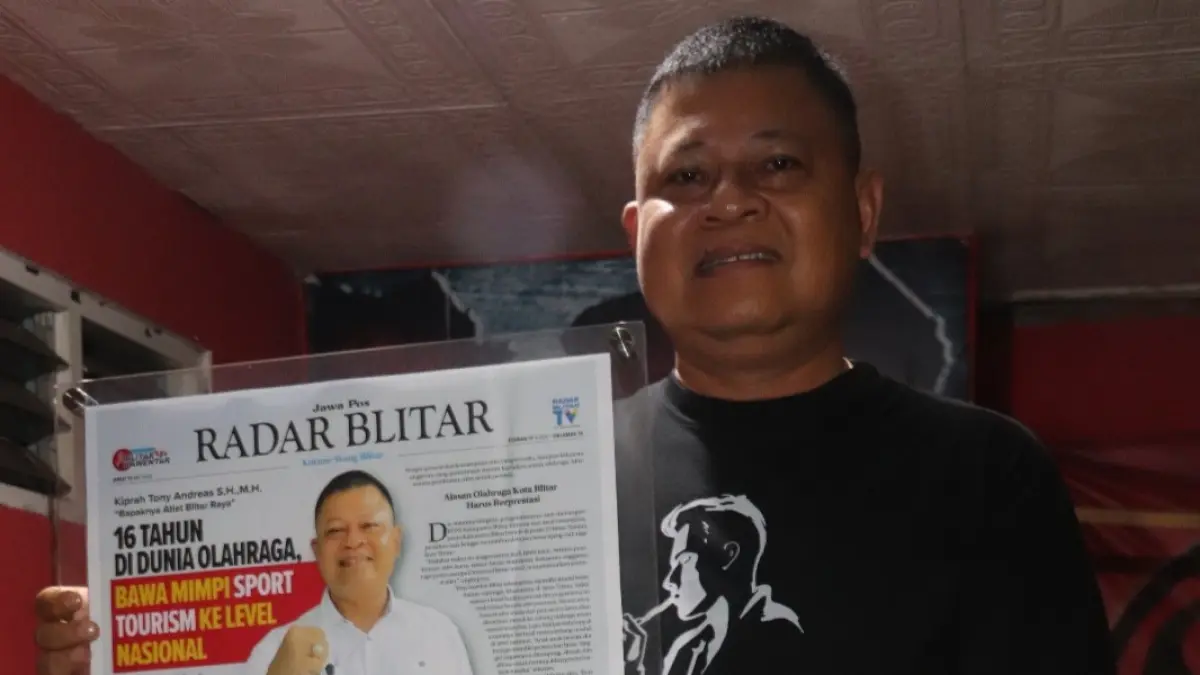 Tony Andreas, calon Ketua KONI Kota Blitar.
