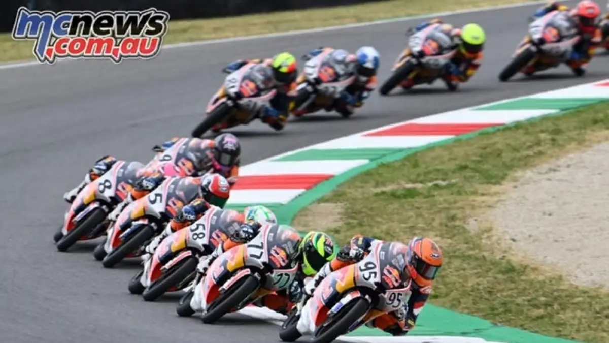 Red Bull Rookies Cup 2026 menghadirkan duel sengit dan aksi impresif Kiandra Ramadhipa. (PINTEREST)