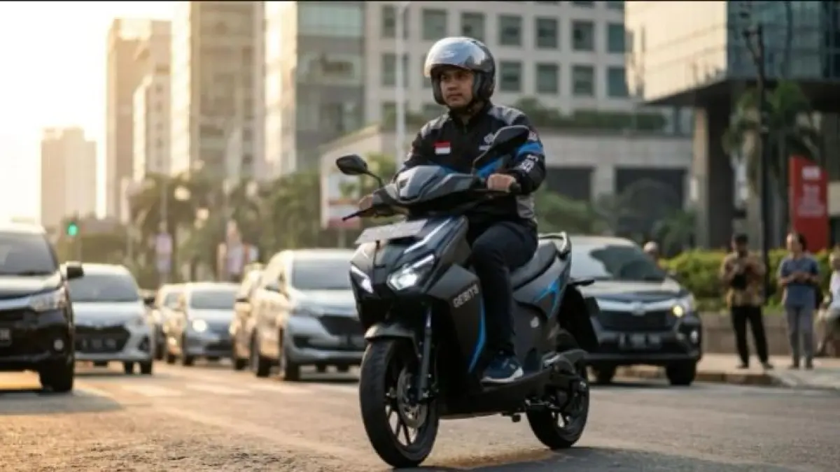 Gesits Raya motor listrik hadir dengan desain modern, fitur digital, dan biaya operasional hemat untuk mobilitas harian.