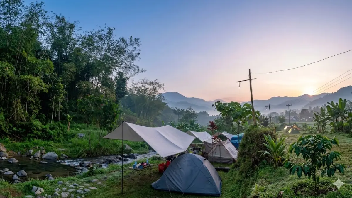 Menikmati Private Camping di Tepi Sungai Lereng Kelud 
Harga Ramah Kantong, Khusus Pemburu Ketenangan 
