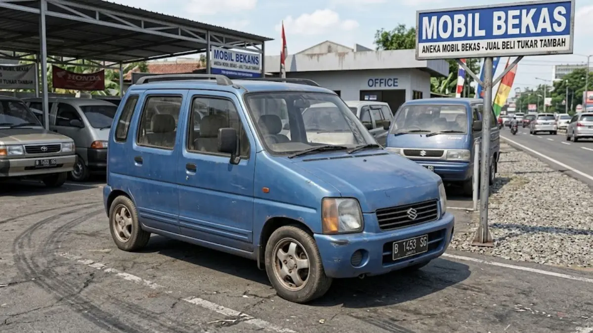 Suzuki Karimun bekas mulai Rp50 jutaan kembali ramai diburu karena irit, pajak murah dan cocok untuk mobil harian. (GEMINI AI)
