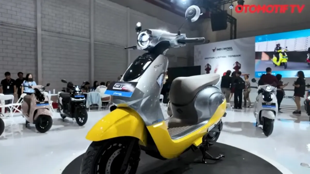 Indomobil eMotor QT resmi meluncur di IIMS 2026 dengan desain retro modern, fitur lengkap, dan jarak tempuh hingga 135 km
(screenshot youtube)