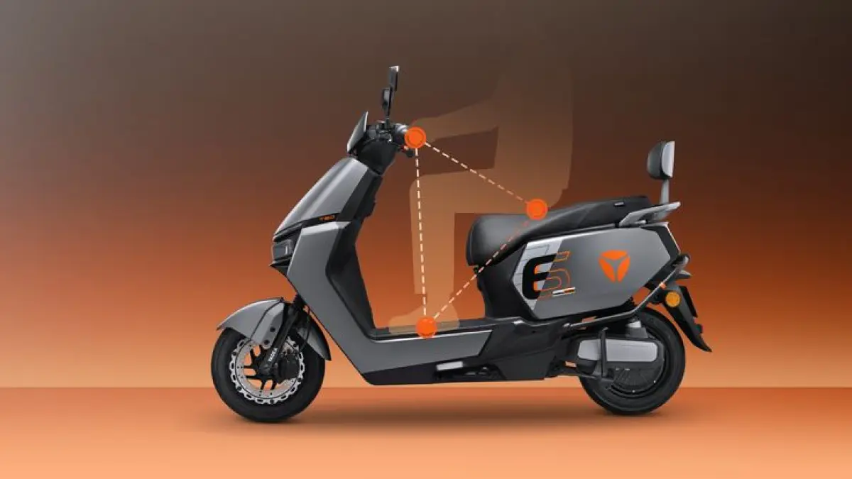 Review Yadea G6 2025, motor listrik flagship dengan desain premium, fitur modern, dan kecepatan hingga 70 km/jam. (Pinterest.com)